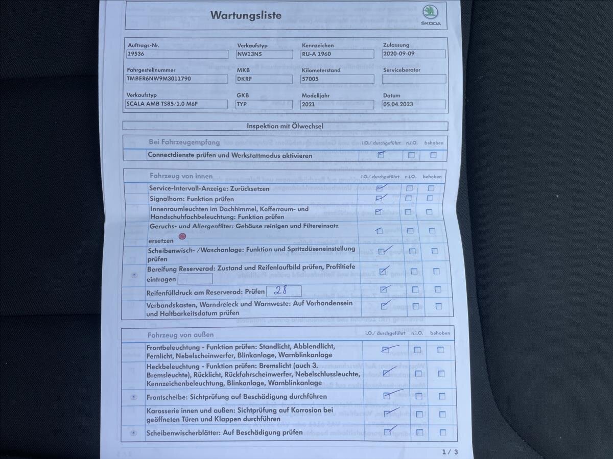 Škoda Scala Hatchback 999,0 85 kw