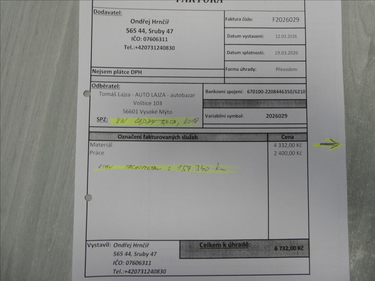 Volkswagen Caddy MPV 2,0 l 75 kw