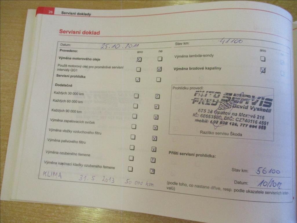 Škoda Octavia Kombi 1,6 l 75 kw