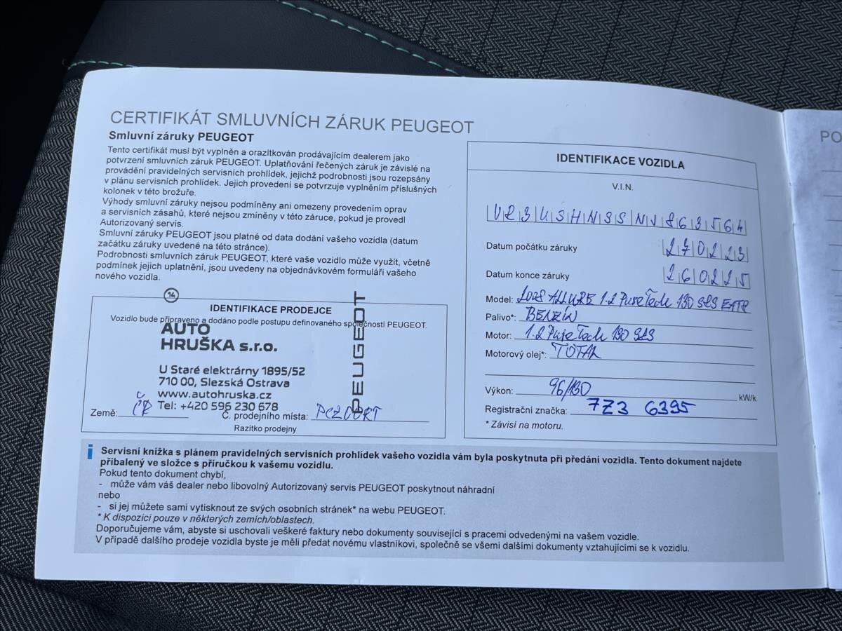 Peugeot 2008 SUV / Terénní 1,2 l 96 kw