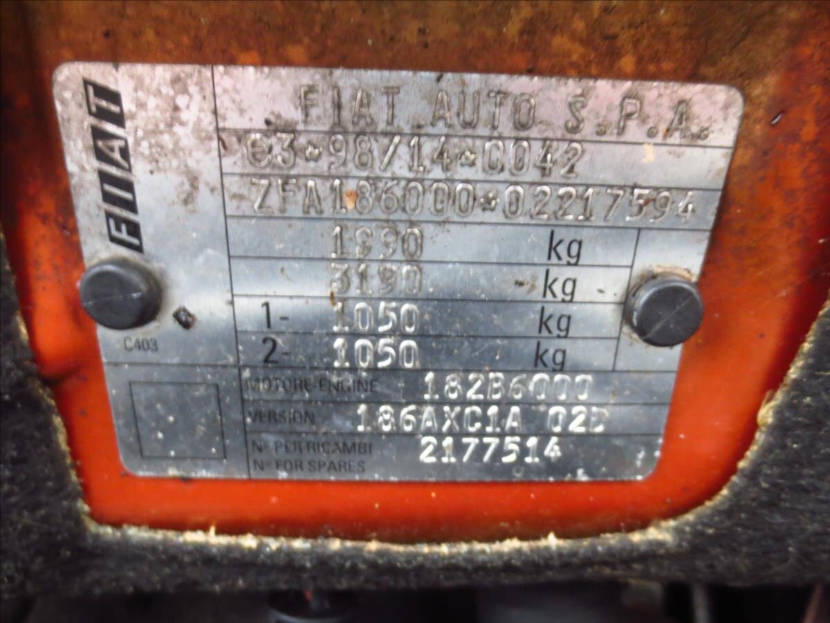 Fiat Multipla MPV 1,6 l 76 kw