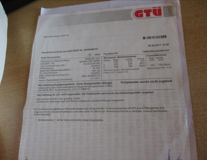 Škoda Fabia Kombi 1,2 l 63 kw