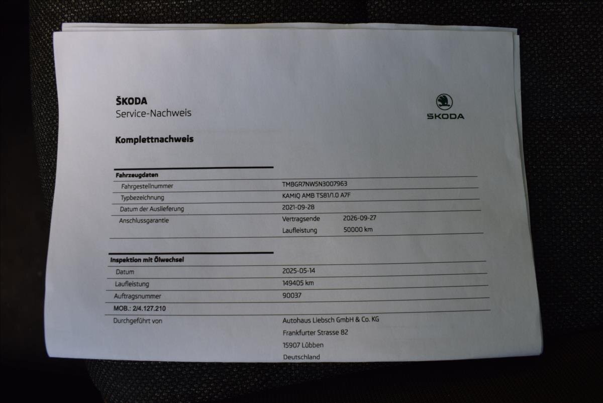 Škoda Kamiq SUV / Terénní 999,0 81 kw