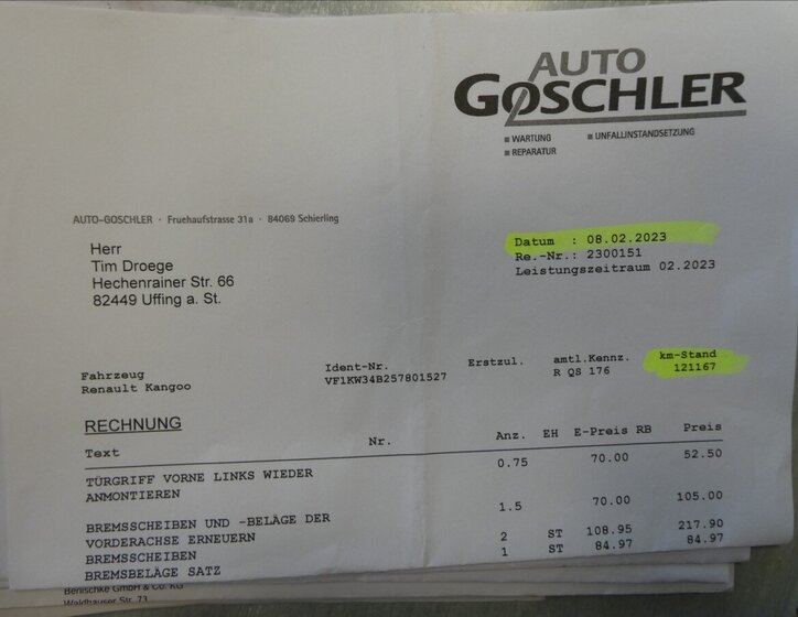 Renault Kangoo MPV 1,2 l 84 kw