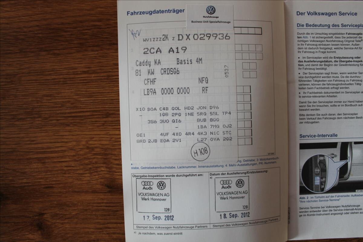 Volkswagen Caddy Skříň 2,0 l 81 kw