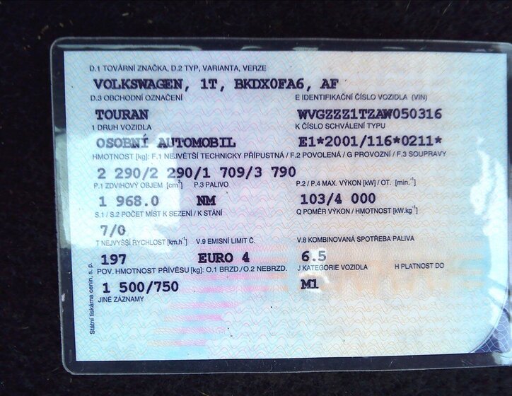 Volkswagen Touran Kombi 2,0 l 103 kw
