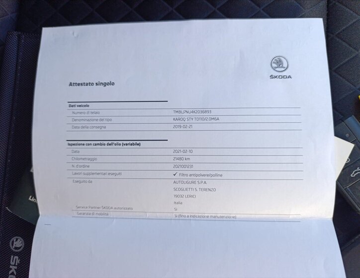 Škoda Karoq SUV / Terénní 2,0 l 110 kw