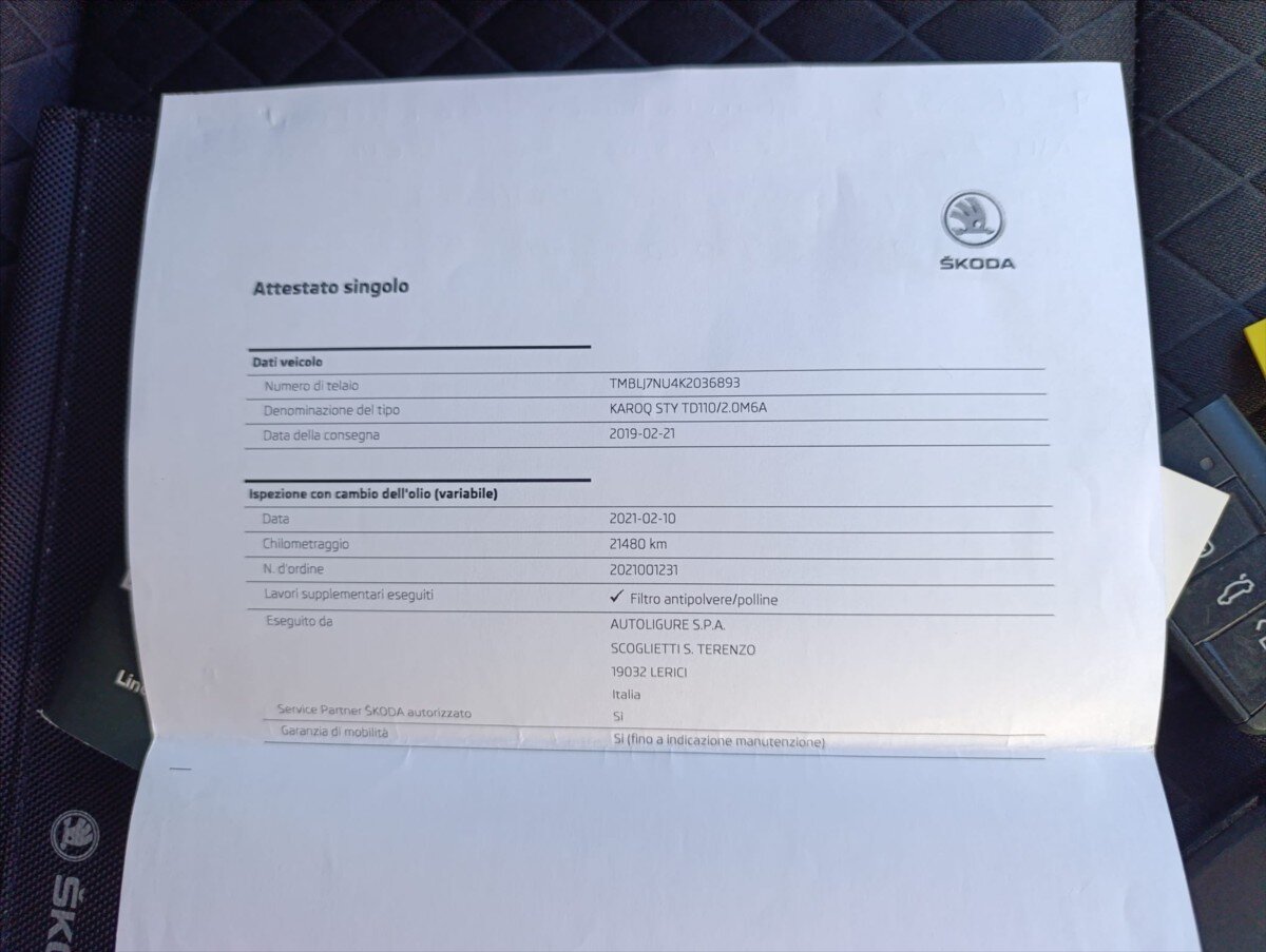 Škoda Karoq SUV / Terénní 2,0 l 110 kw