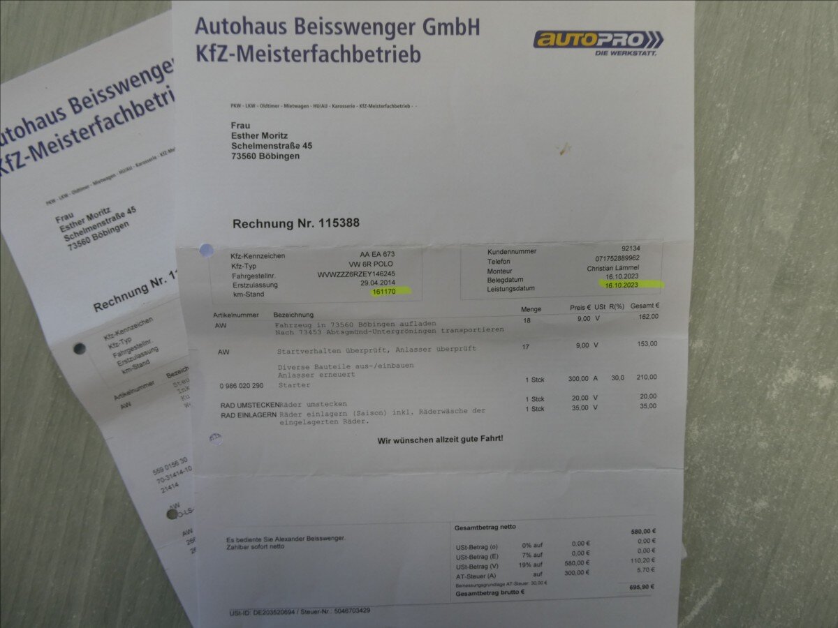 Volkswagen Polo Hatchback 1,2 l 66 kw