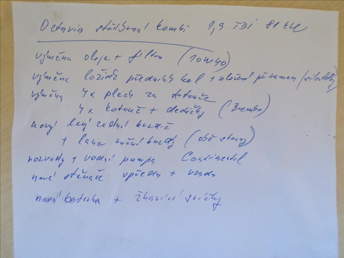 Škoda Octavia Kombi 1,9 l 81 kw