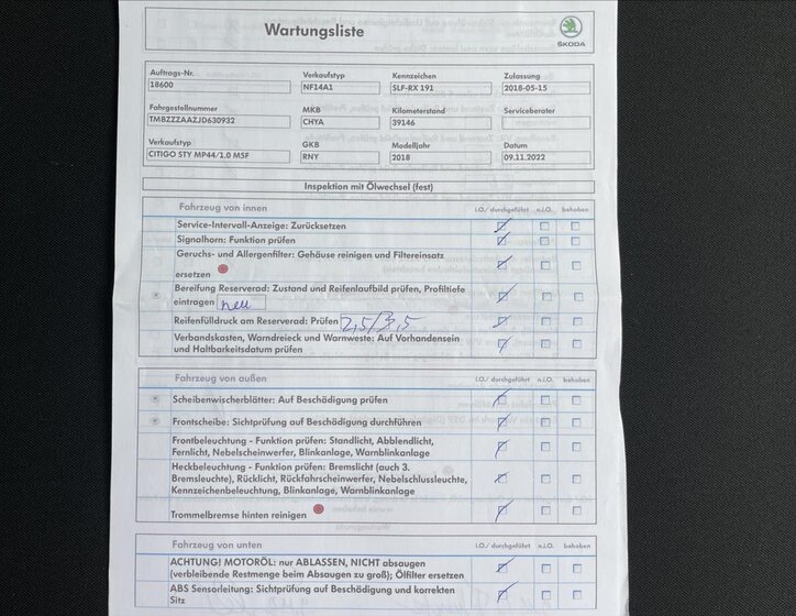 Škoda Citigo Hatchback 999,0 44 kw