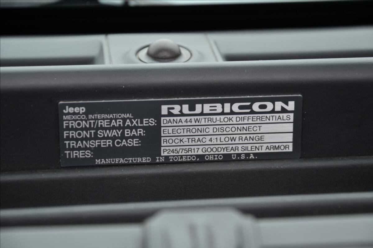 Jeep Wrangler Kabriolet 2,8 l 147 kw