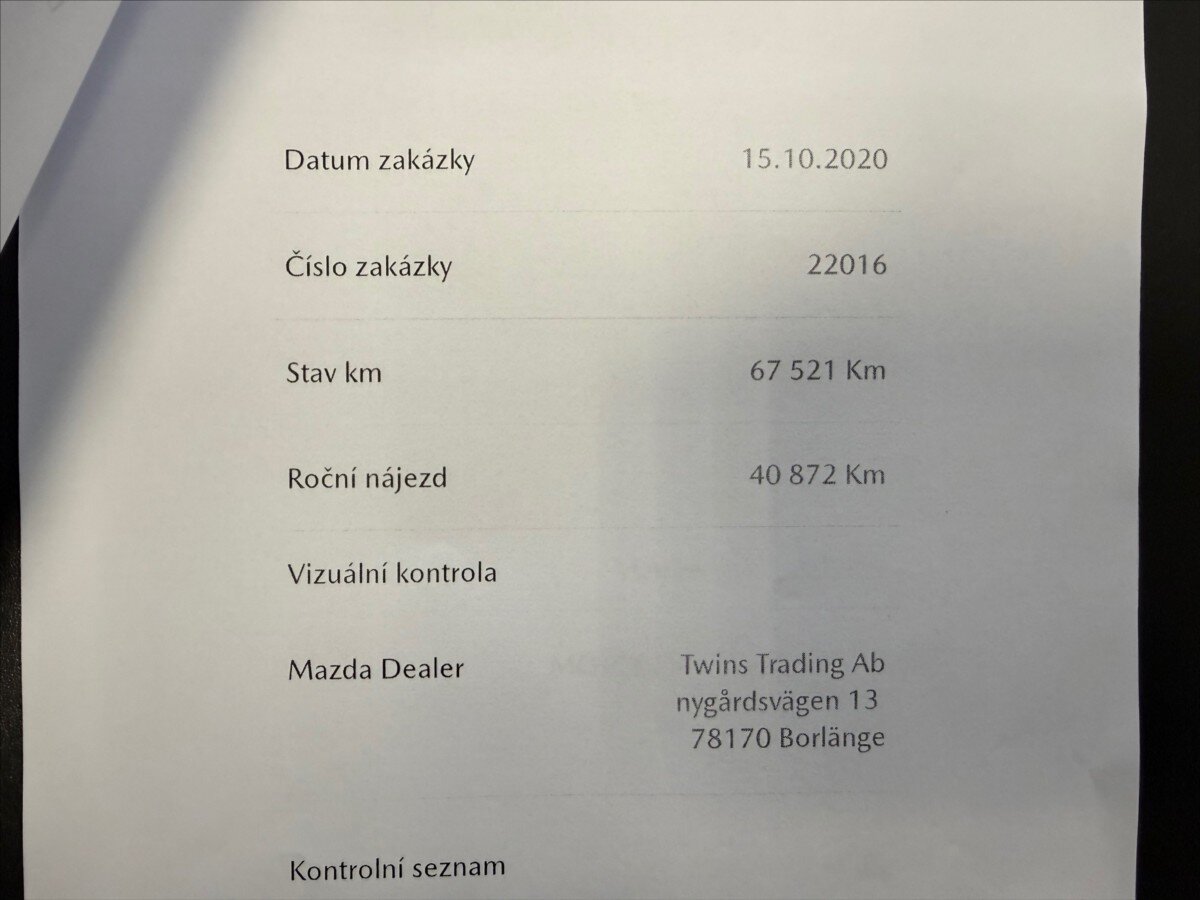 Mazda 6 Sedan 2,0 l 121 kw