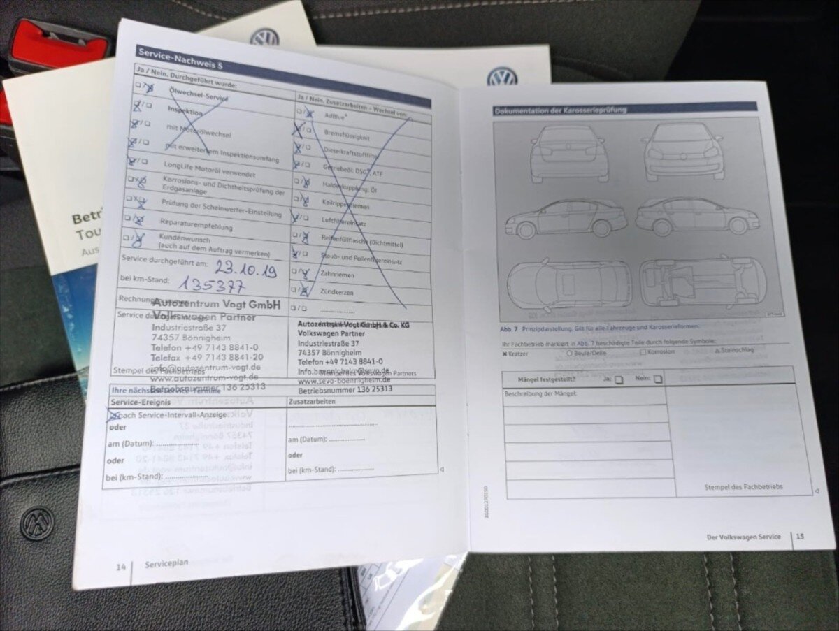 Volkswagen Touran MPV 2,0 l 110 kw