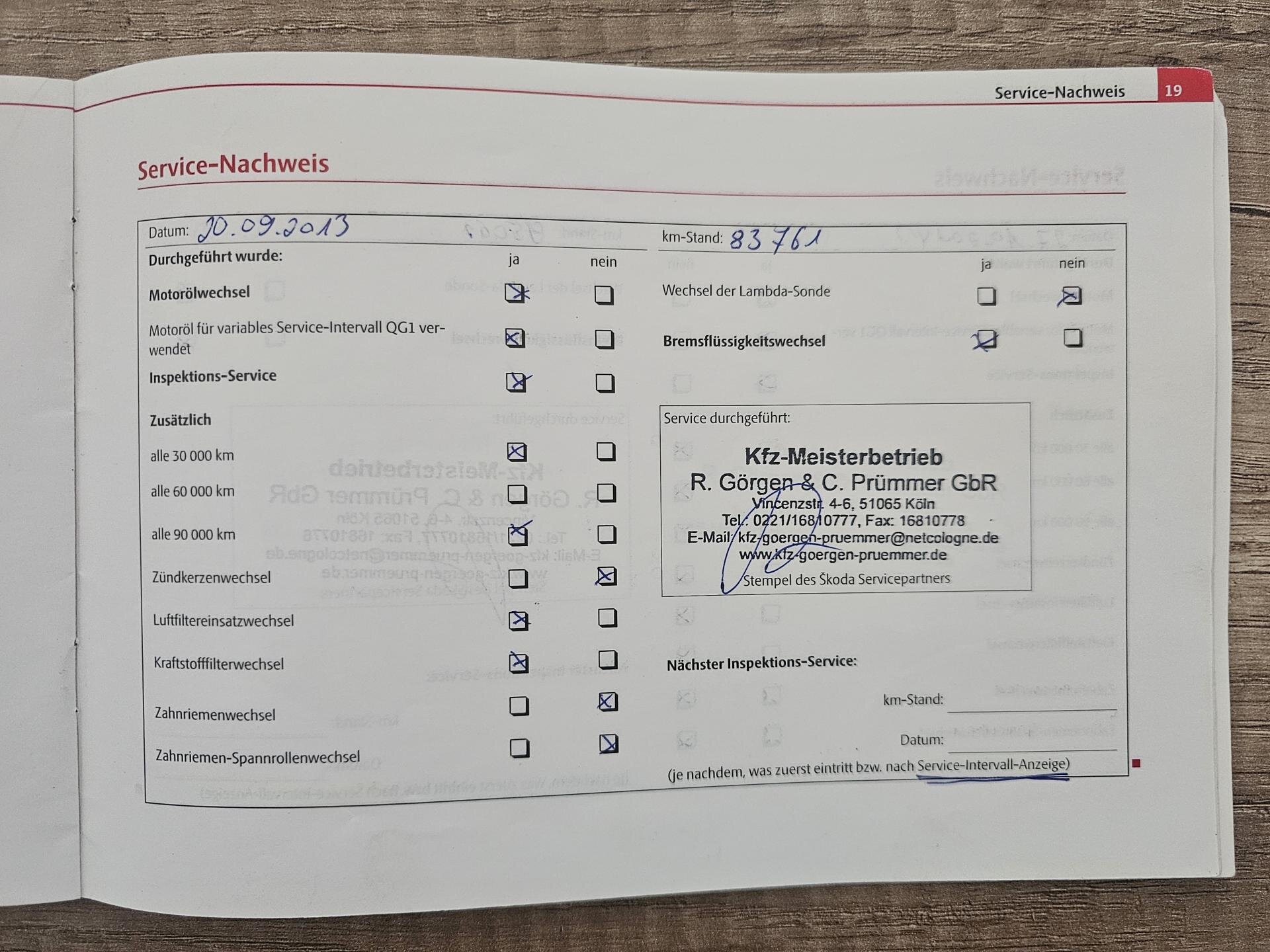 Škoda Octavia Kombi 2,0 l 103 kw