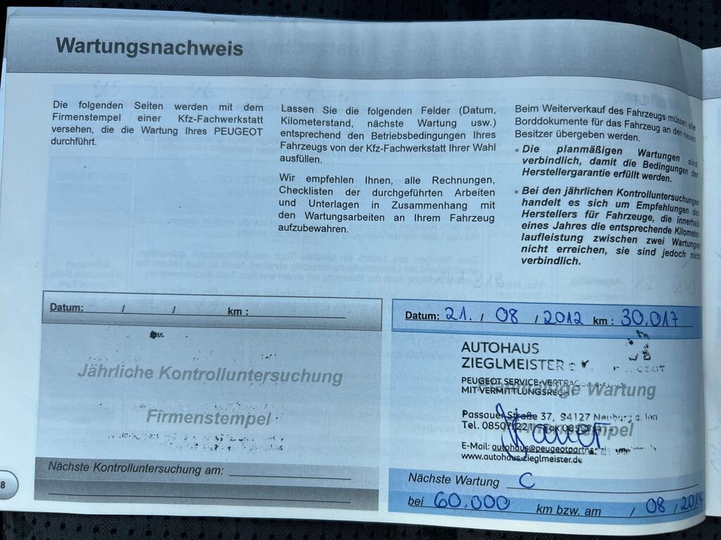 Peugeot 3008 MPV 2,0 l 120 kw