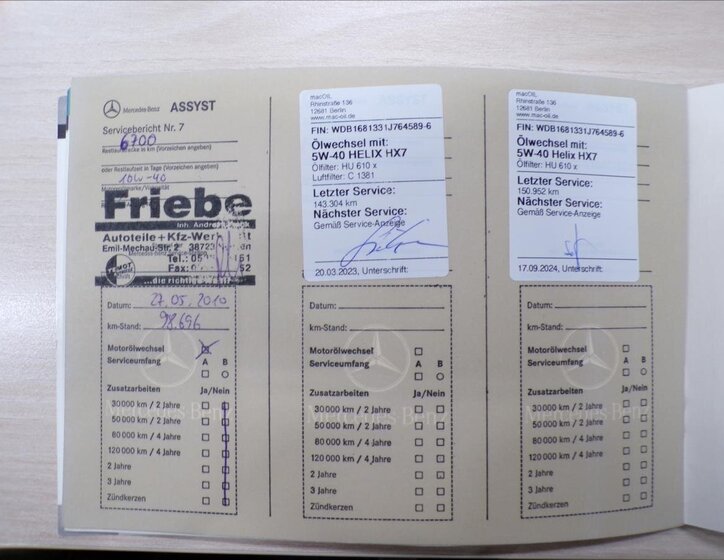 Mercedes-Benz Třídy A Kombi 1,6 l 75 kw