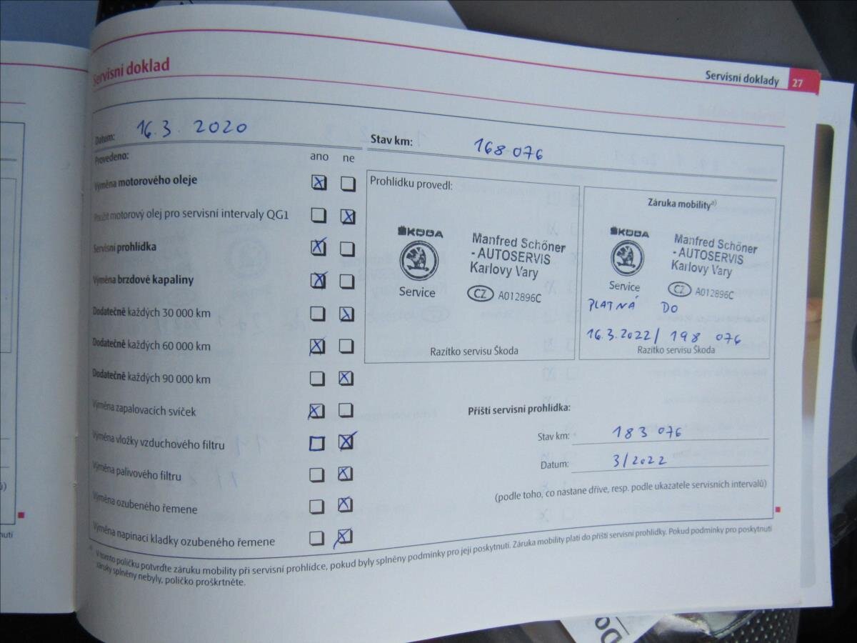 Škoda Fabia Kombi 1,2 l 51 kw