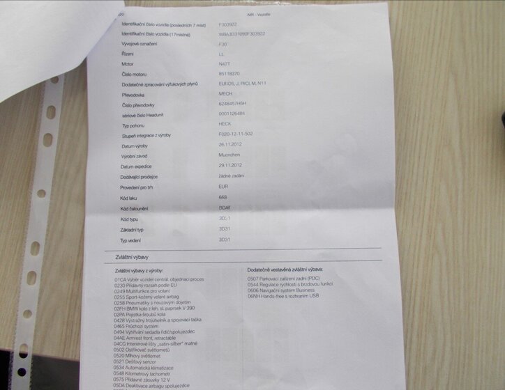 BMW Řada 3 Sedan / Limuzína 2,0 l 135 kw