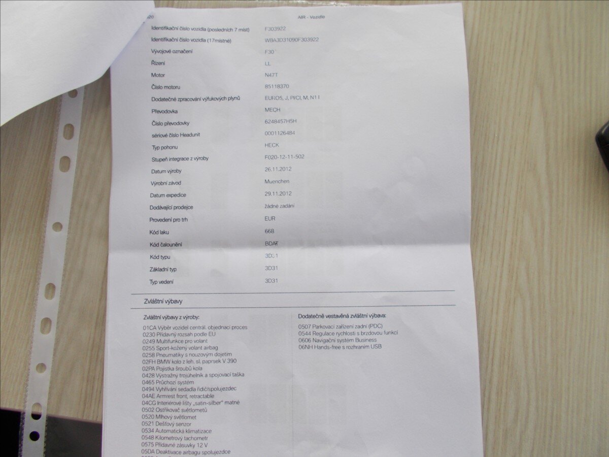 BMW Řada 3 Sedan / Limuzína 2,0 l 135 kw