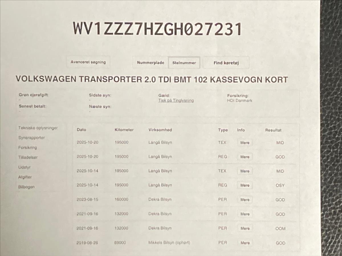 Volkswagen Transporter