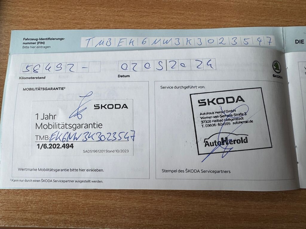 Škoda Scala Hatchback 1,5 l 110 kw