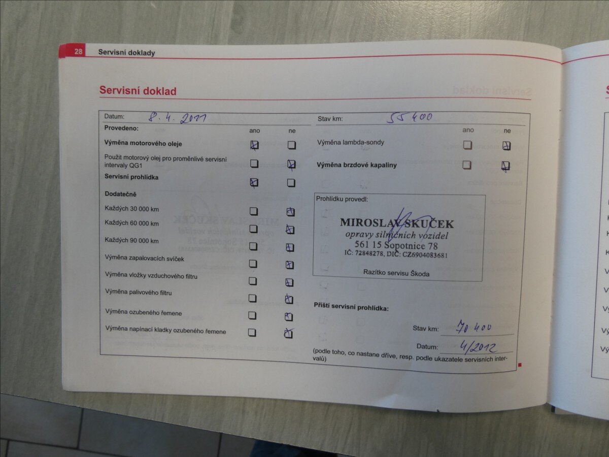 Škoda Roomster MPV 1,2 l 47 kw