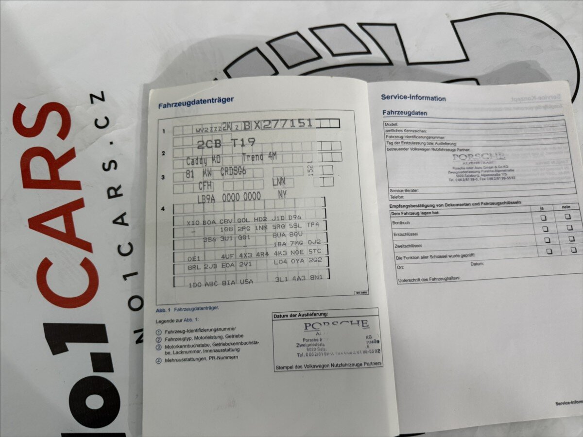 Volkswagen Caddy Kombi 2,0 l 81 kw