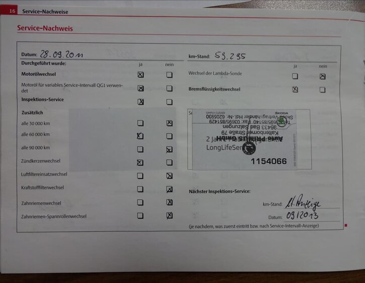 Škoda Octavia Kombi 1,6 l 75 kw