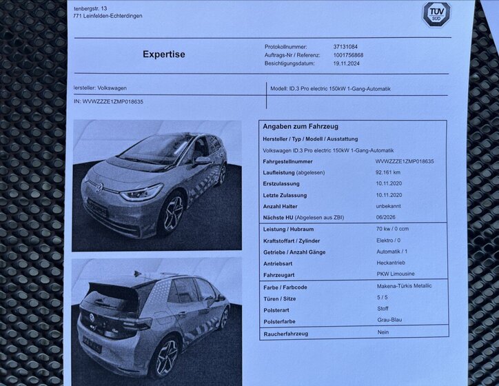 Volkswagen ID.3 Hatchback 0,0 150 kw