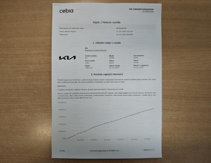 KIA Stonic SUV / Terénní 1,4 l 73 kw
