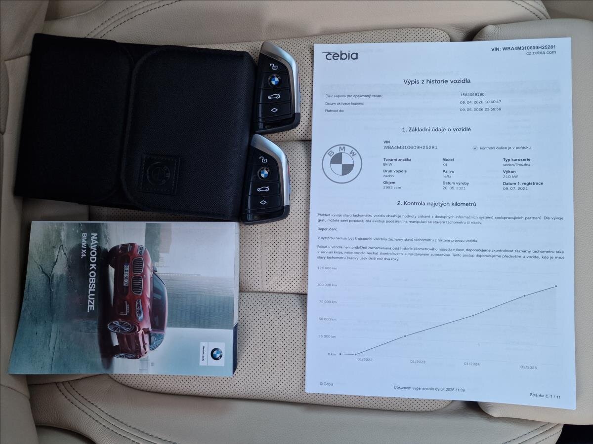 BMW X4 SUV / Terénní 3,0 l 210 kw