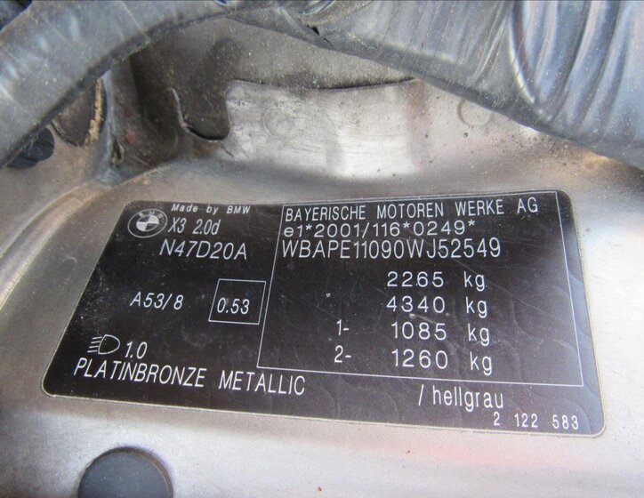 BMW X3 SUV 2,0 l 130 kw