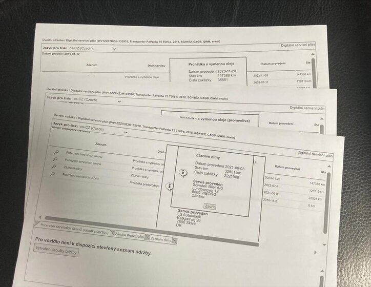 Volkswagen Transporter Ostatní 2,0 l 84 kw
