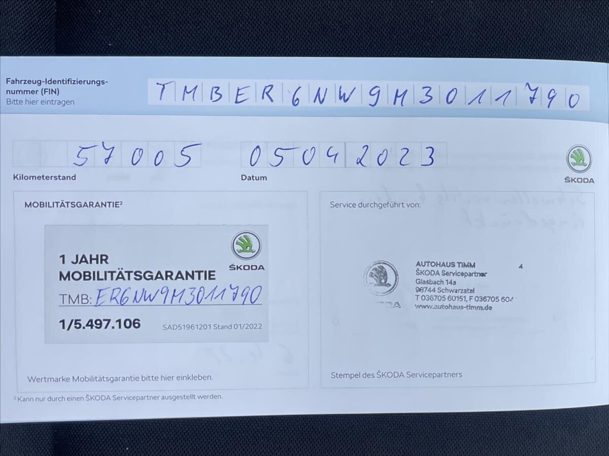 Škoda Scala Hatchback 999,0 85 kw