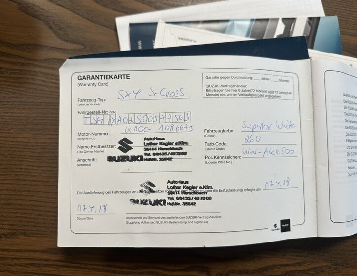 Suzuki S-Cross Hatchback 998,0 82 kw