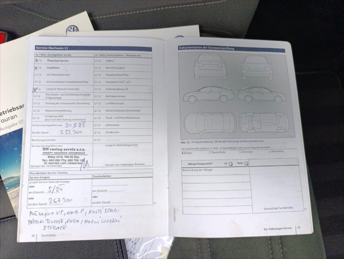 Volkswagen Touran MPV 2,0 l 110 kw