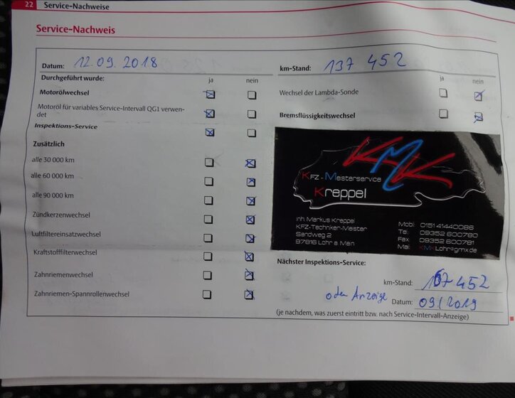 Škoda Octavia Kombi 1,8 l 118 kw