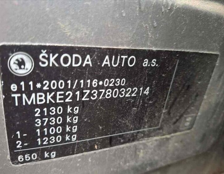 Škoda Octavia Ostatní 2,0 l 103 kw