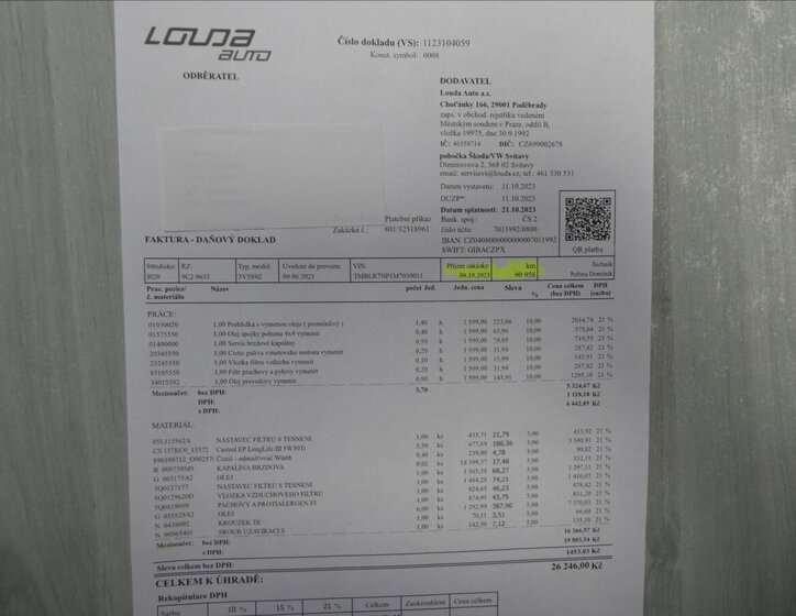 Škoda Superb Kombi 2,0 l 147 kw