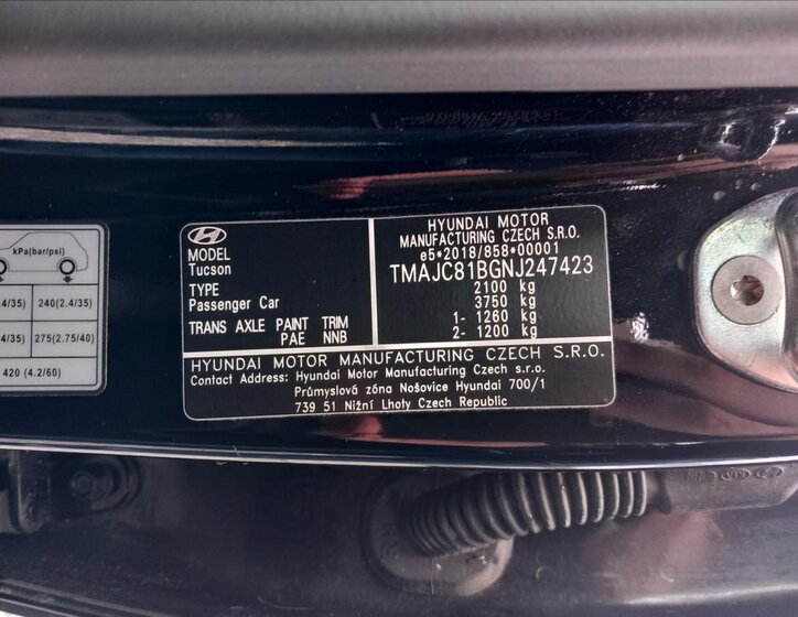 Hyundai Tucson SUV / Terénní 1,6 l 110 kw