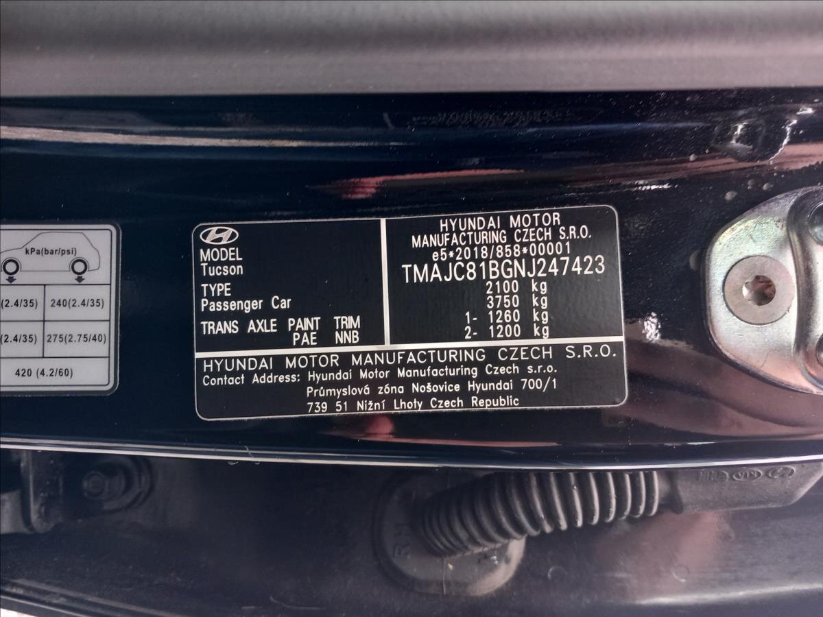 Hyundai Tucson SUV / Terénní 1,6 l 110 kw