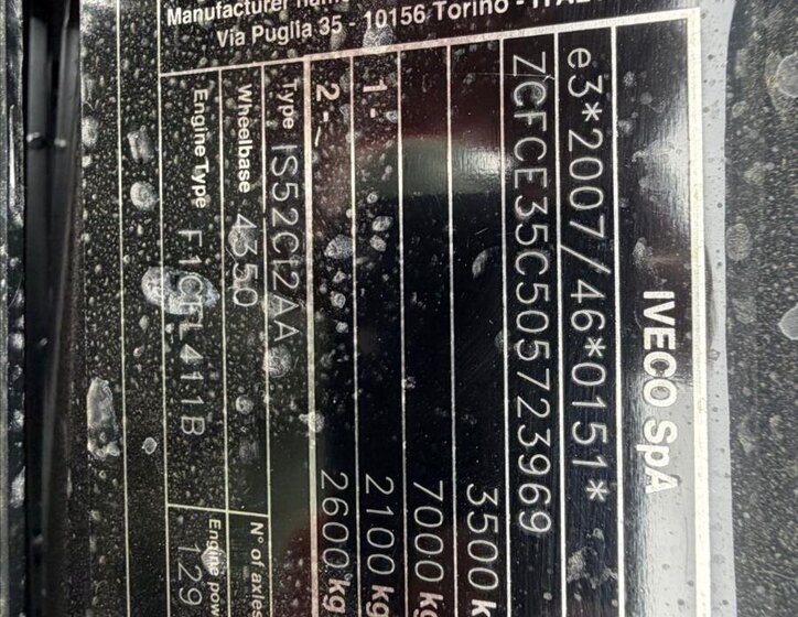 Iveco Daily Valník 3,0 l 129 kw