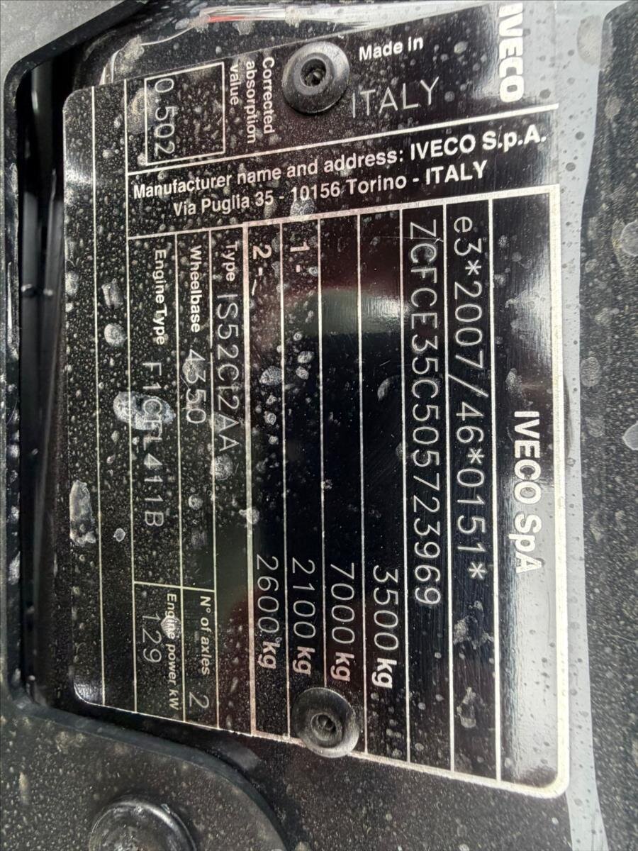 Iveco Daily Valník 3,0 l 129 kw