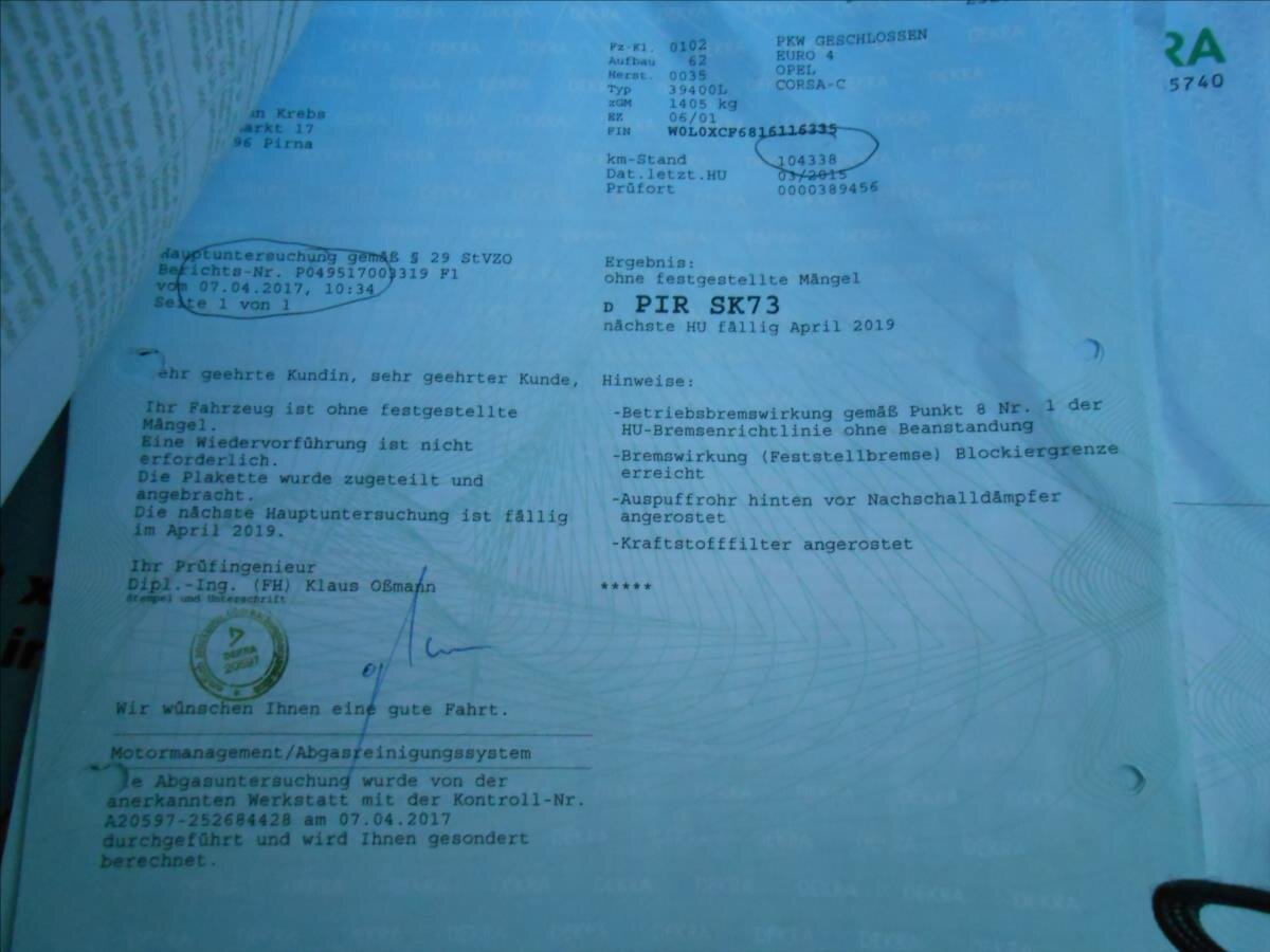 Opel Corsa Hatchback 973,0 43 kw