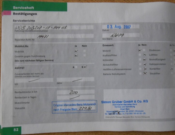 Mercedes-Benz Třídy C Kombi 2,1 l 90 kw