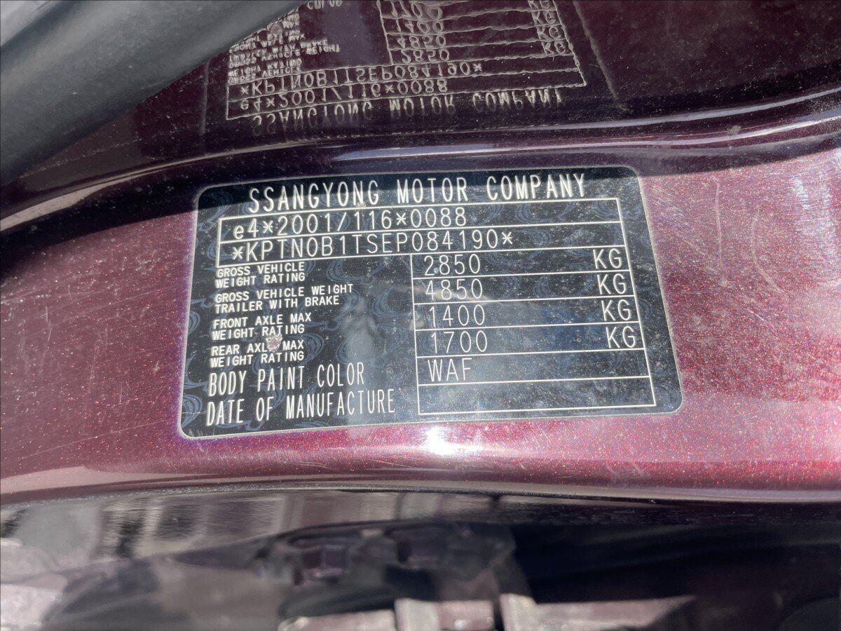 SsangYong Rodius SUV / Terénní 2,0 l 114 kw