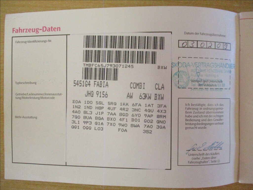 Škoda Fabia Kombi 1,4 l 63 kw