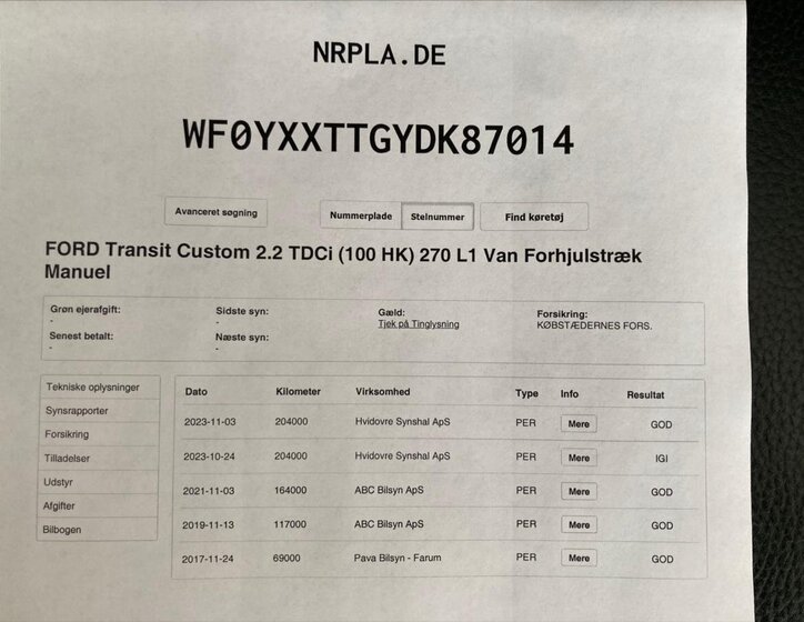 Ford Transit Custom Ostatní 2,2 l 74 kw