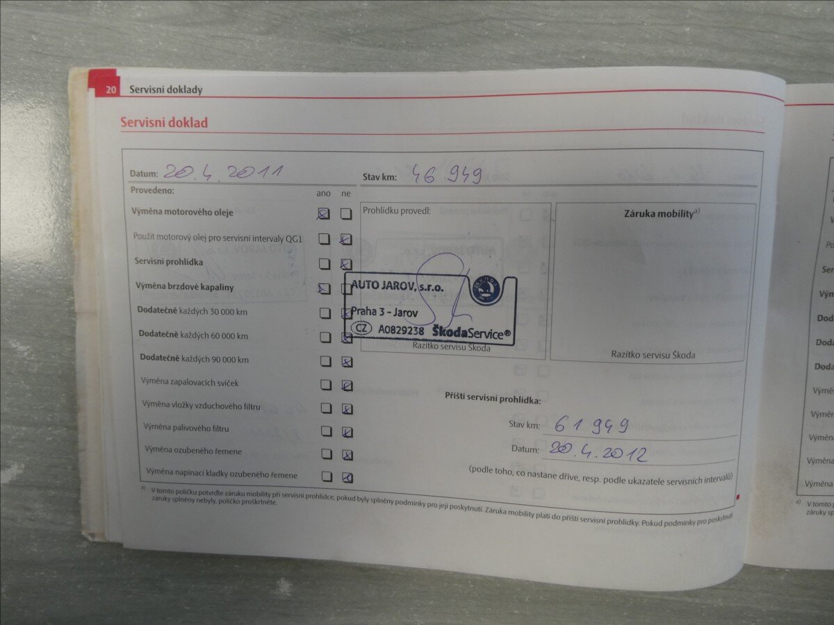 Škoda Fabia Kombi 1,4 l 51 kw